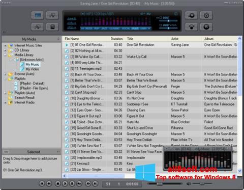 Ekran görüntüsü JetAudio Windows 8