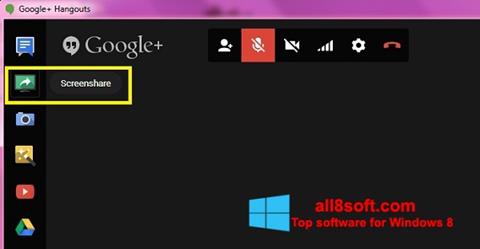 Ekran görüntüsü Hangouts Windows 8