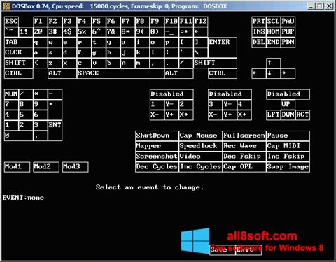 Ekran görüntüsü DOSBox Windows 8