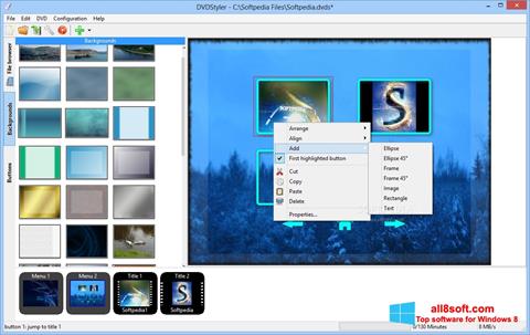 Ekran görüntüsü DVDStyler Windows 8