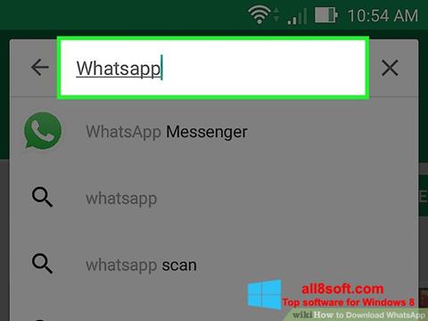 Ekran görüntüsü WhatsApp Windows 8