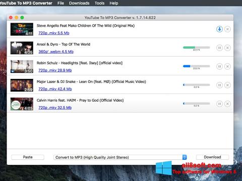 Ekran görüntüsü Free YouTube to MP3 Converter Windows 8
