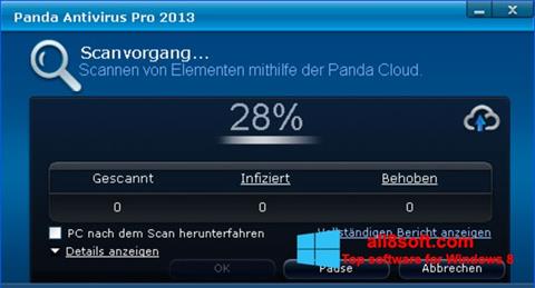 Ekran görüntüsü Panda Antivirus Pro Windows 8