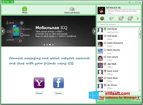 Ekran görüntüsü ICQ Windows 8