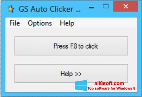 Ekran görüntüsü GS Auto Clicker Windows 8