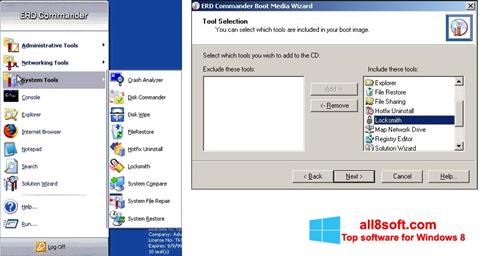 Ekran görüntüsü ERD Commander Windows 8