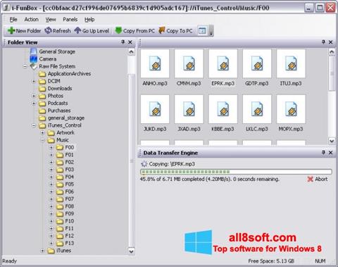 Ekran görüntüsü iFunBox Windows 8