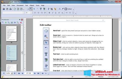 Ekran görüntüsü Infix PDF Editor Windows 8
