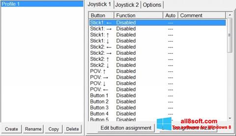 Ekran görüntüsü JoyToKey Windows 8