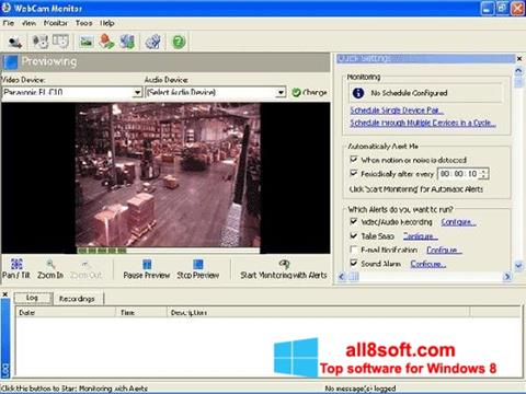Ekran görüntüsü WebCam Monitor Windows 8