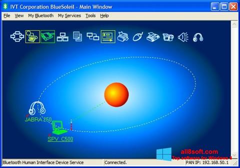 Ekran görüntüsü BlueSoleil Windows 8
