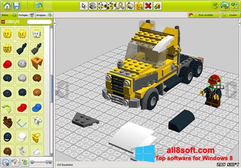 Ekran görüntüsü LEGO Digital Designer Windows 8