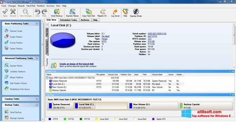 Ekran görüntüsü Paragon Hard Disk Manager Windows 8