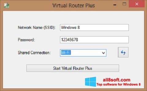 Ekran görüntüsü Virtual Router Plus Windows 8