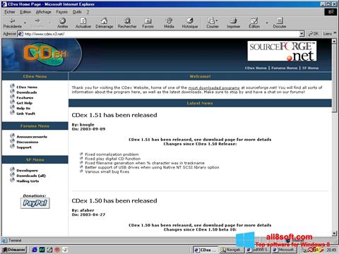 Ekran görüntüsü CDex Windows 8