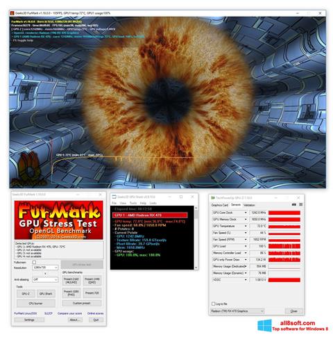 Ekran görüntüsü FurMark Windows 8