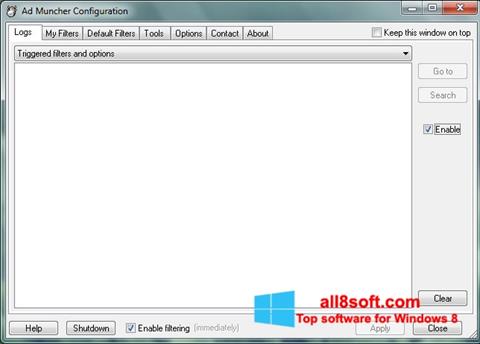Ekran görüntüsü Ad Muncher Windows 8