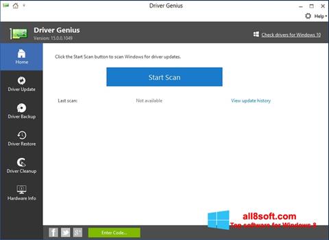 Ekran görüntüsü DriverScanner Windows 8