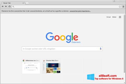 Ekran görüntüsü Google Chrome Windows 8