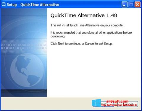 Ekran görüntüsü QuickTime Alternative Windows 8